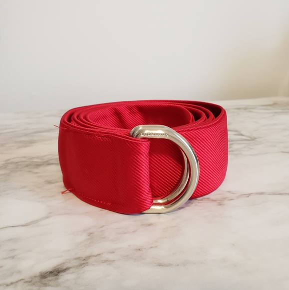 burberry belt red